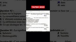 ENCG TAFEM 2023 français sémantique et linguistique encg français linguistique sémantique [upl. by Akiram]