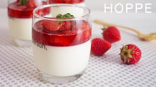 かんたんパンナコッタの作り方 Panna Cotta HOPPE [upl. by Tnecnivleahcim]