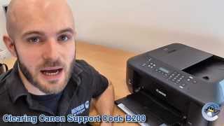 How to Fix Canon Pixma Support Code B200 Error Message [upl. by Ku107]