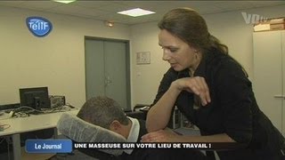 Une masseuse sur votre lieu de travail  Pontoise [upl. by Aidnahs369]