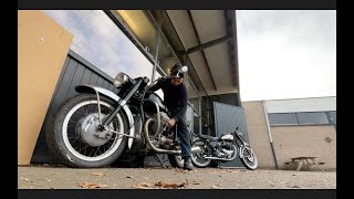 TEST RIDE MOTO GUZZI V7 AND BSA SUPER ROCKET [upl. by Cissy81]