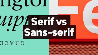 Serif vs Sans Serif Fonts [upl. by Keyek]