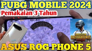 Asus Rog Phone 5 Pubg Mobile 2024  CHIPSET SNAPDRAGON 888  90FPS  pemakain 3 tahun masih lancar🤔 [upl. by Harv]