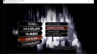 Xenia Xbox 360 Emulator  Rock Band ingame [upl. by Joanie]