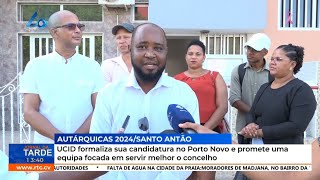 Autárquicas  UCID formaliza sua candidatura no Porto Novo [upl. by Notterb999]