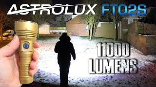 ASTROLUX FT02S XHP502 review  11000 lumens TypeC charging dimmable lightning amp candle modes [upl. by Eillac]