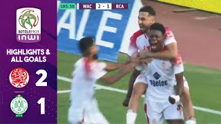 Full Highlights Wydad Athletic Club vs Raja Casablanca 21  Derby Casablanca WAC x RCA 2023 [upl. by Cobbie59]