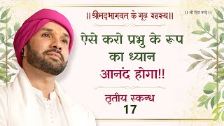 ऐसे करो प्रभु के रूप का ध्यान आनंद होगा  श्रीमद्भागवत के गूढ़ रहस्य  तृतीय स्कन्ध  17 [upl. by Nahbois441]