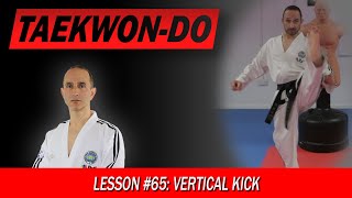 Vertical Kick Sewo Chagi  TaekwonDo Lesson 65 [upl. by Nilved]