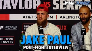 Jake Paul Didnt Want to Hurt Mike Tyson Responds to Fight Critics  Paul vs Tyson [upl. by Salahcin199]