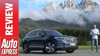 New Volkswagen Touareg 2018 review  Big SUV makes huge leap in quality and tech [upl. by Accalia]