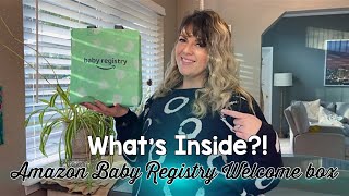 Opening My Amazon Welcome Box  Amazon Baby Registry Welcome Box [upl. by Ticon]