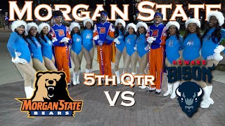 MSU vs HU 2024 5th Quarter  M3  Morgan vs Howard Bands  HBCU Bands [upl. by Ariela]