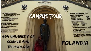 My Campus Tour  AGH University of Science and Technology Polandia [upl. by Eizdnil]