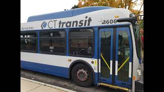 CT Transit 20162017 New Flyer XD40 1606 On Route 84 To Downtown Hartford Audio Recording [upl. by Katharine]