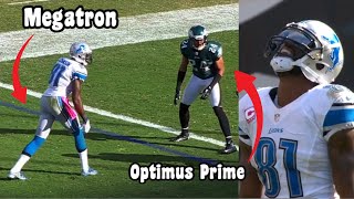 Calvin Johnson Vs Nnamdi Asomugha 🔥 PHYSICAL 2012 WR vs CB Megatron Vs Optimus Prime [upl. by Ozne]