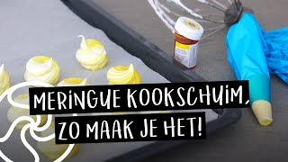 Recept  Meringue kookschuim zo maak je het  EEFSFOOD [upl. by Engedus]