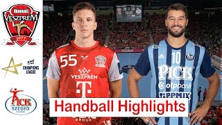 Telekom Veszprém HC Vs PICK Szeged Handball Highlights EHF Champions League 2024 [upl. by Camel]