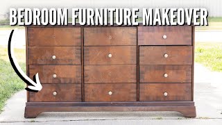 DIY Bedroom Dresser Makeover [upl. by Marlyn639]