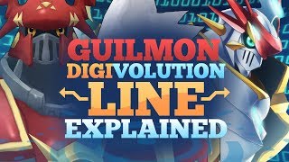 Guilmon Digivolution Line [upl. by Eenel801]