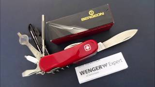 Wenger Bergeon 50 Evo Minathor Swiss Army Knife [upl. by Anawaj]