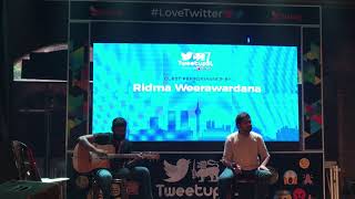 Ridma Weerawardana amp Ranil Goonawardane  Sandawathiye Live  Tweet Up SL 201 [upl. by Leverick220]