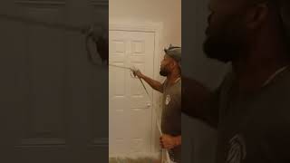 How to minimize overspray when painting doors and trim [upl. by Shatzer206]