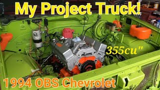 Working On My Project TRUCK Little By Little 1994 OBS Chevrolet Extended Cab Stepside 2wd [upl. by Anitnamaid]