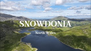 Snowdonia North Wales United Kingdom  4K Drone Footage [upl. by Stallworth117]