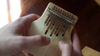 9 tone kalimba test Meinl KA9M [upl. by Regazzi]