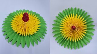 Beautiful Diwali Wall Hanging Craft  Diwali Decoration Ideas  Paper Diya Making [upl. by Nirhtak]