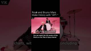 Rosé and Bruno Mars Make History with quotAPTquot [upl. by Zeta700]