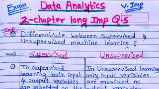 tybsc data analytics long imp questions of 2nd chapter for university exam 2023\sppu theory exam [upl. by Gavrah]