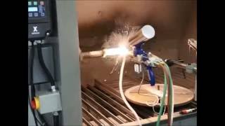 Combustion Powder Spray Gun  PPS PowderJet 85 Demonstration HD [upl. by Daniella149]