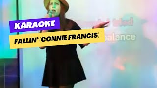 Fallin Connie Francis karaoke [upl. by Miarzim]