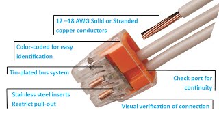 EASY Wire Connectors  How to Use Quick Splice Connectors [upl. by Lapointe]