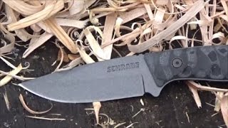 Schrade SCHF59 Knife Review Budget Friendly Fixed Blade [upl. by Devan]