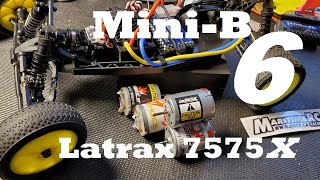 Review Losi MiniB 2wd Buggy RTR Part 6  LaTrax 7575X motor upgrade [upl. by Eninnaej731]