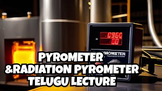 Pyrometer and Radiation Pyrometer telugu lecture [upl. by Attennek]