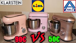 LIDL vs ALDI vs KLARSTEIN robot de cuisine pâtissier SILVERCREST Artisan type kitchenaid [upl. by Htilil488]