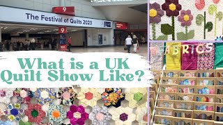 My Visit to The Festival of Quilts 2023  Inside a UK Quilt Show [upl. by Ivana]