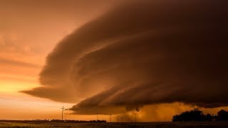 SUPERCELL STORM TIME LAPSE  Tornado and Lightning [upl. by Rakabuba]