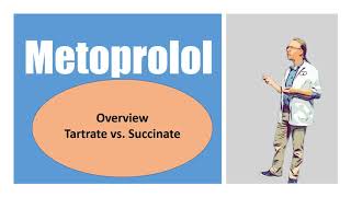 Metoprolol Overview  Tartrate vs Succinate [upl. by Ahsiliw35]