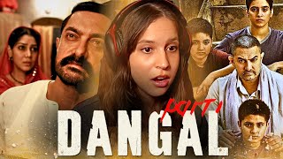 my first wrestling movie Dangal 2016 ☾ MOVIE REACTION  FIRST TIME WATCHING  PART 1 [upl. by Htederem]