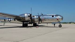 Oshkosh 2024 B29 flight preparations [upl. by Descombes900]