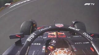 Lewis Hamilton vs Max Verstappen CRASH Onboard [upl. by Lonnard]