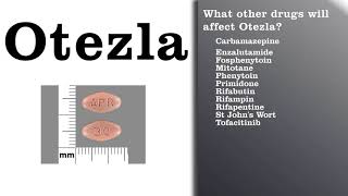 Otezla Apremilast  Side effects  What is used for  Psoriatic Arthritis  Plaque Psoriasis [upl. by Annez]