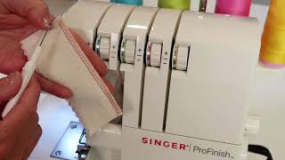 Singer 14CG754 ProFinish Serger Overlock 29 How to Remove Overlock Stitch [upl. by Annora]