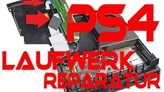 PS4 defektes Laufwerk reparieren  LW Reparatur der PlayStation 4 HD [upl. by Ihtak]