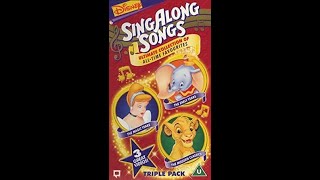 Opening to Disneys Sing Along Songs The Modern Classics UK VHS 1998 [upl. by Goldfarb49]